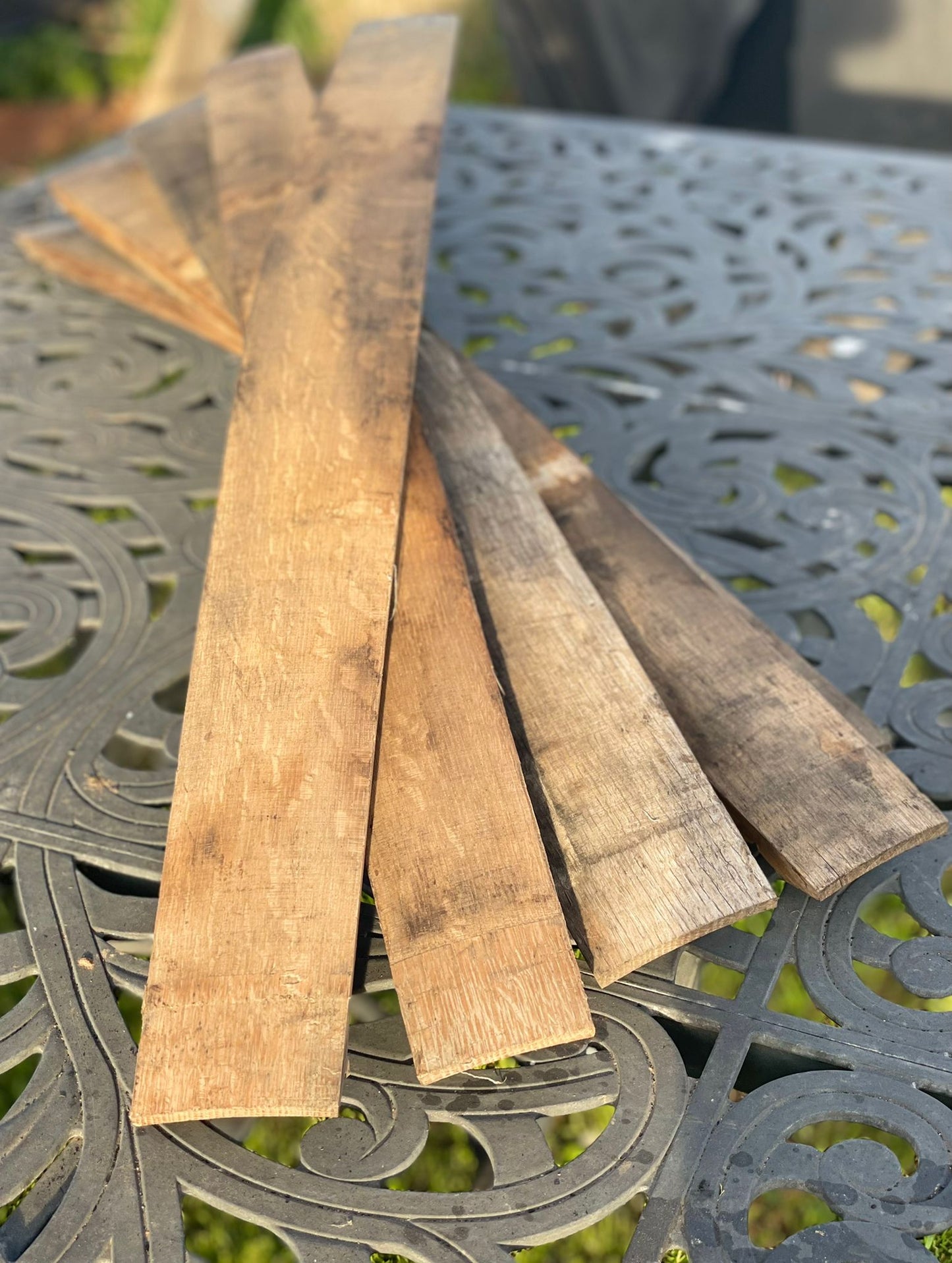 Full Size Oak Barrel Staves for Decoration
