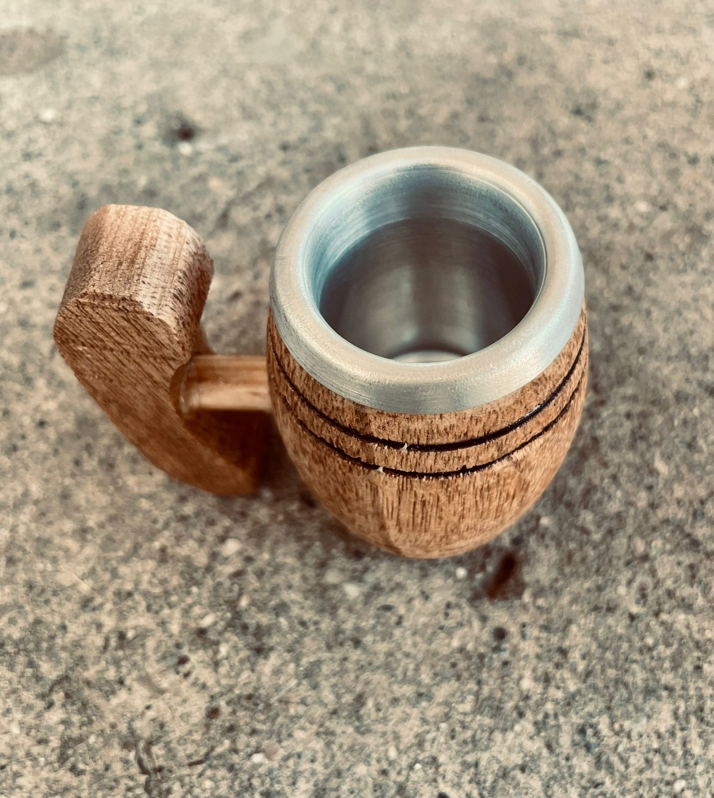 Personalized Mini Barrel Shot Glasses, Aluminum Lined