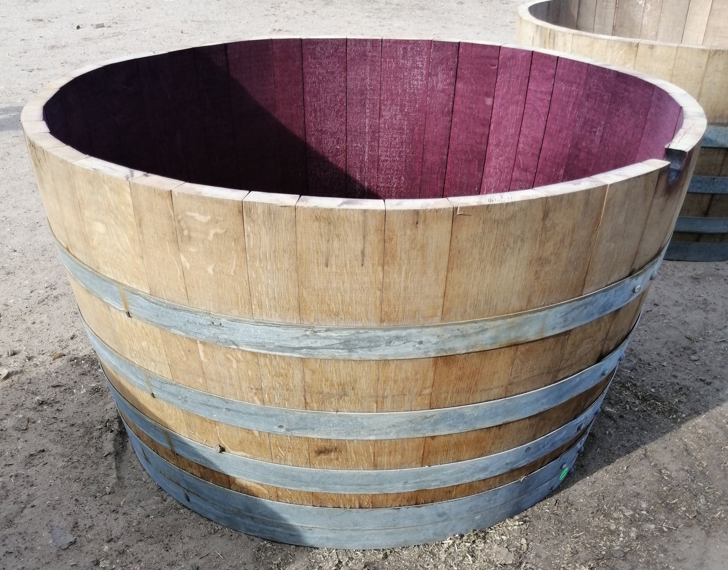 πΏπ· Massive 600 Liter (159 gal) Used Barrel - Ultimate Rustic Decor & Planter for Bold Statements! π»π