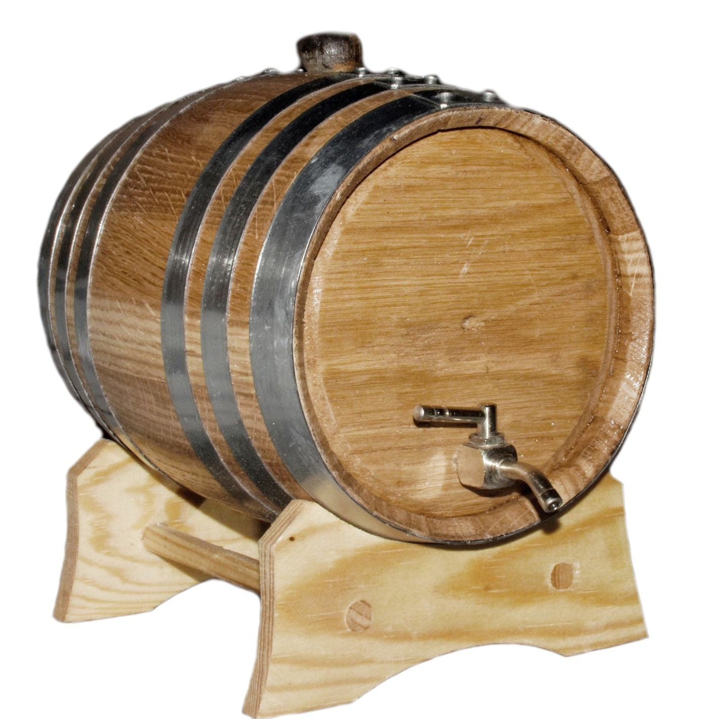 Small Custom Aging Barrels, Galvanized Hoops