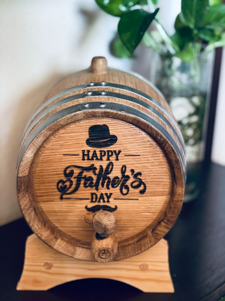 Small Custom Aging Barrels, Galvanized Hoops