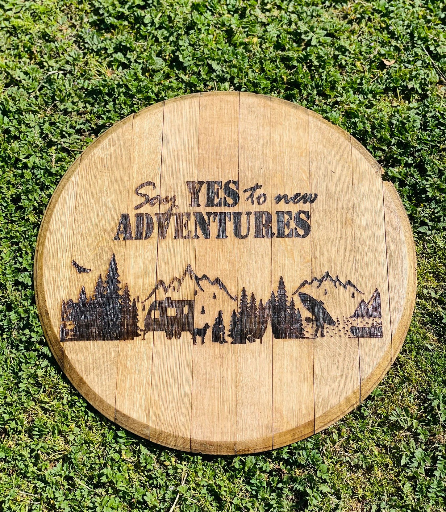 Personalized Barrel Head / Bar Barrel Lid